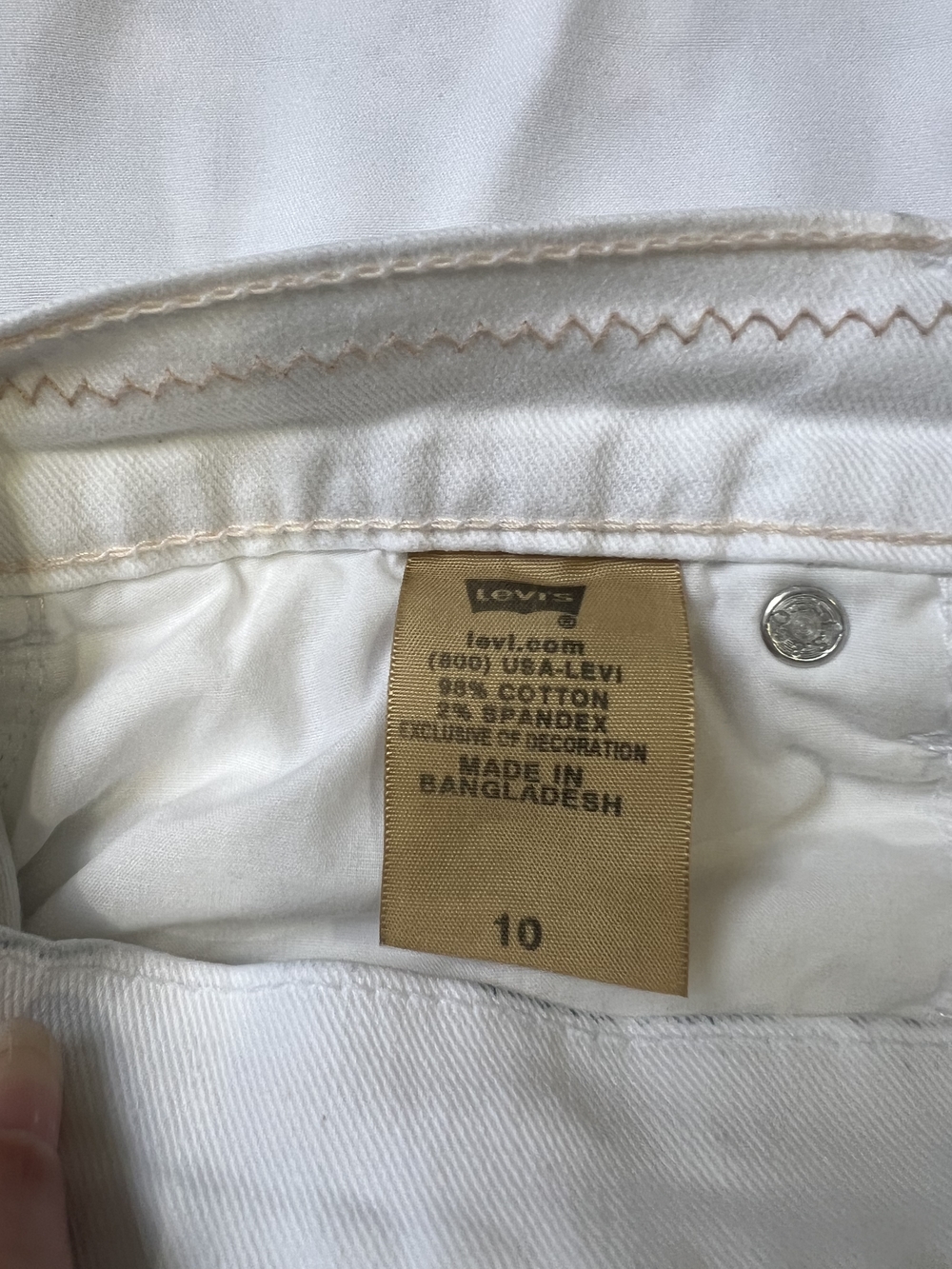 Levi's White 515™ Jeans - Classic Denim - Picture 4 of 7